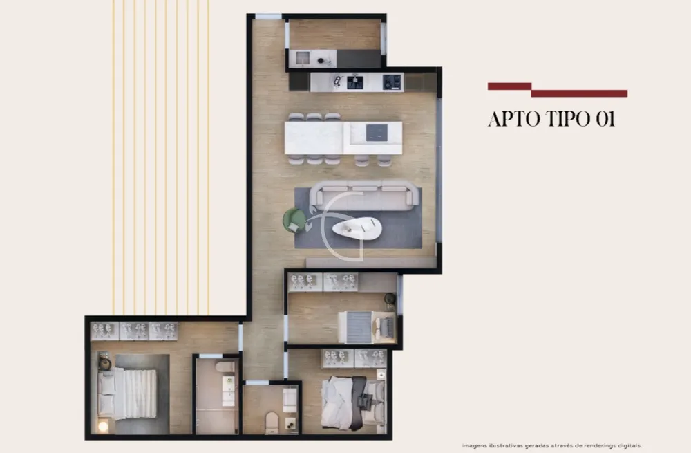 Apartamento, 2 quartos, 75 m² - Foto 12