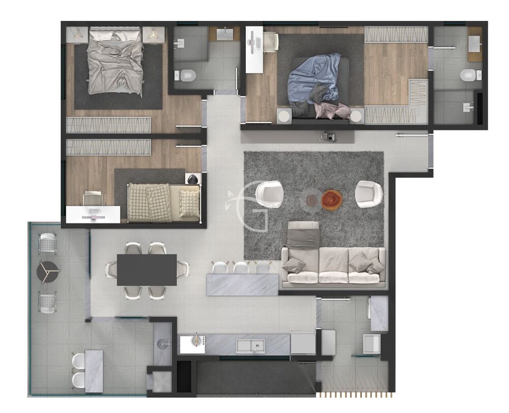 Apartamento, 2 quartos, 76 m² - Foto 10
