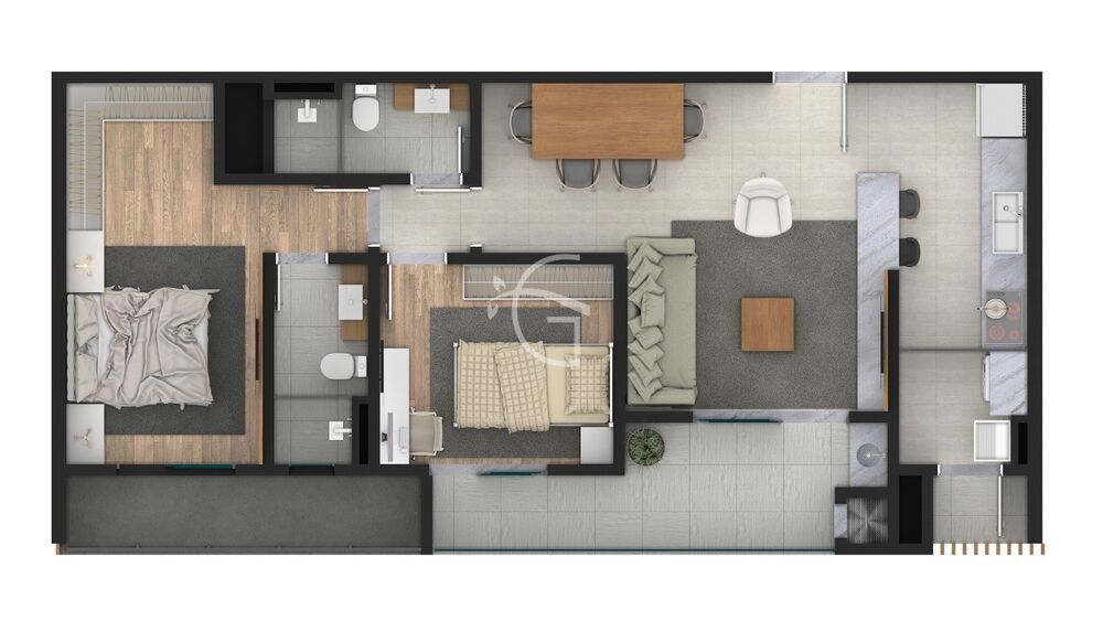 Apartamento, 2 quartos, 76 m² - Foto 11