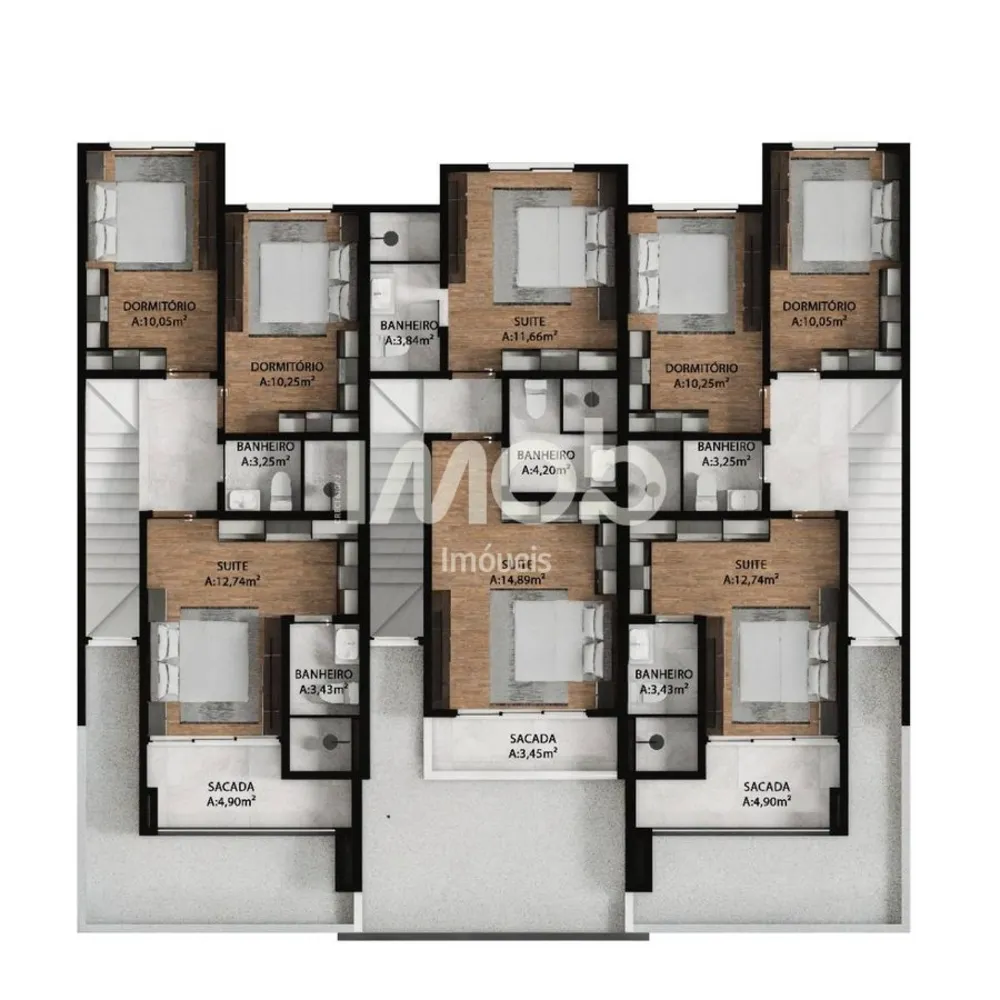 Casa, 3 quartos, 125 m² - Foto 7