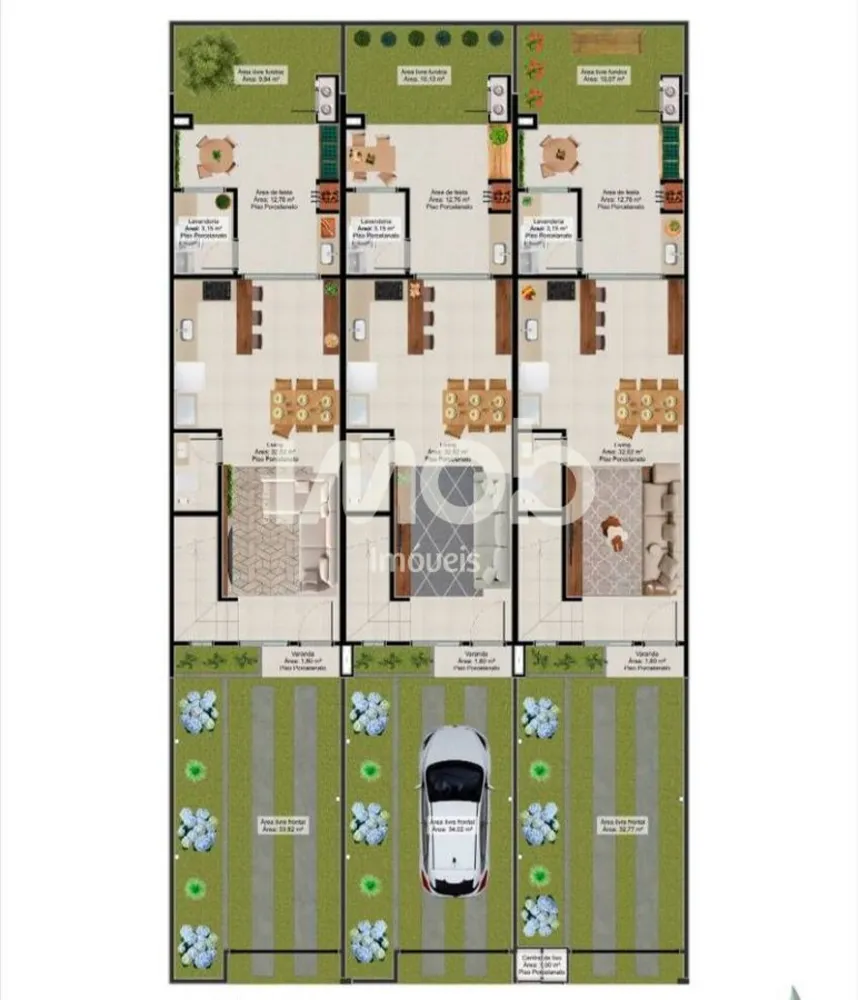 Casa, 3 quartos, 131 m² - Foto 6