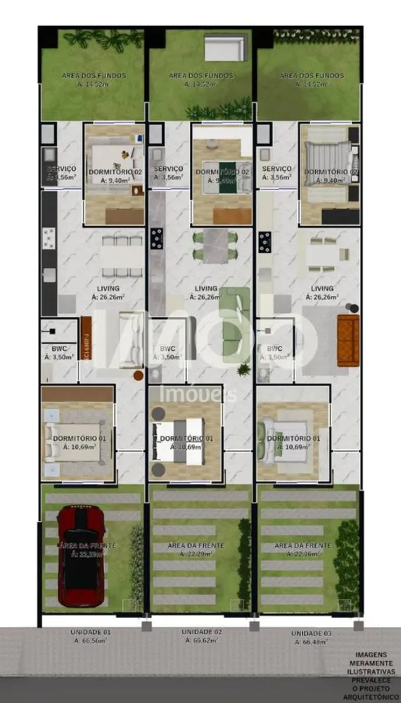 Casa, 2 quartos, 67 m² - Foto 4