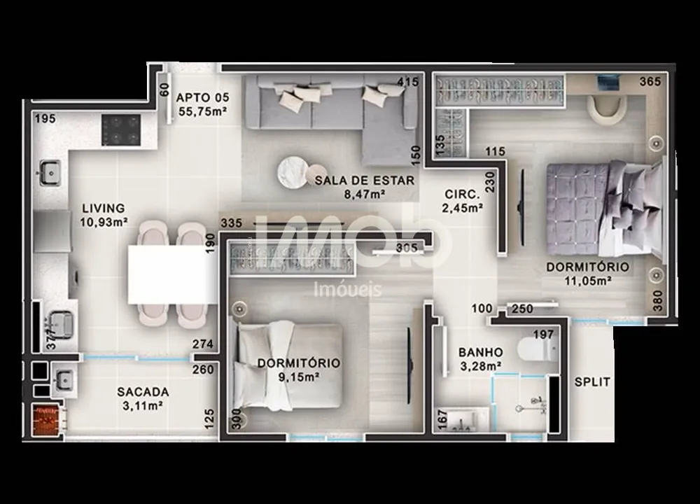 Apartamento, 2 quartos, 93 m² - Foto 7