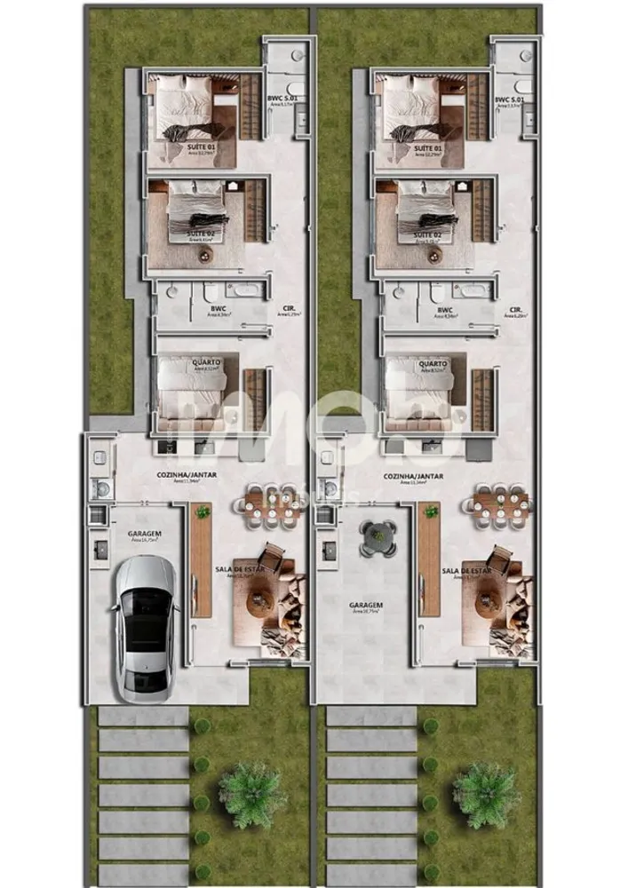 Casa, 3 quartos, 105 m² - Foto 10