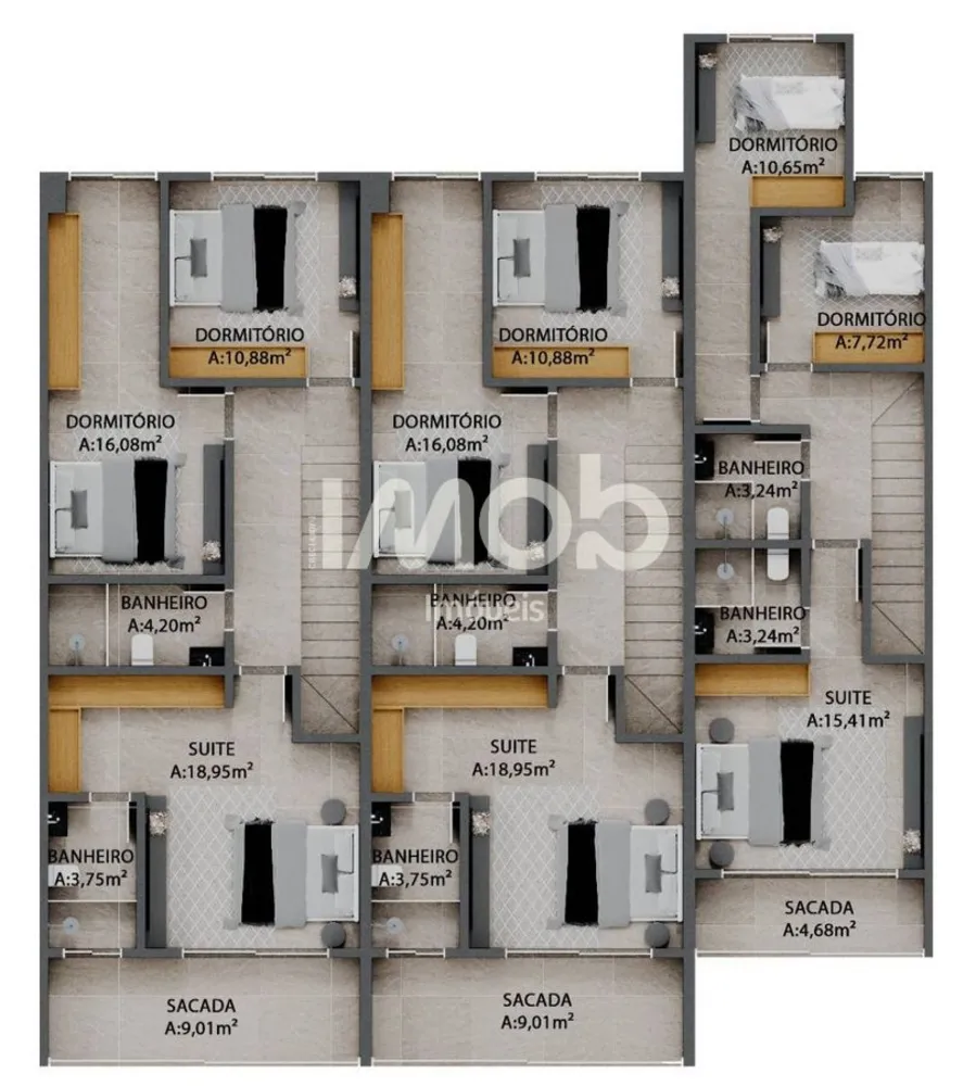 Casa, 3 quartos, 170 m² - Foto 3