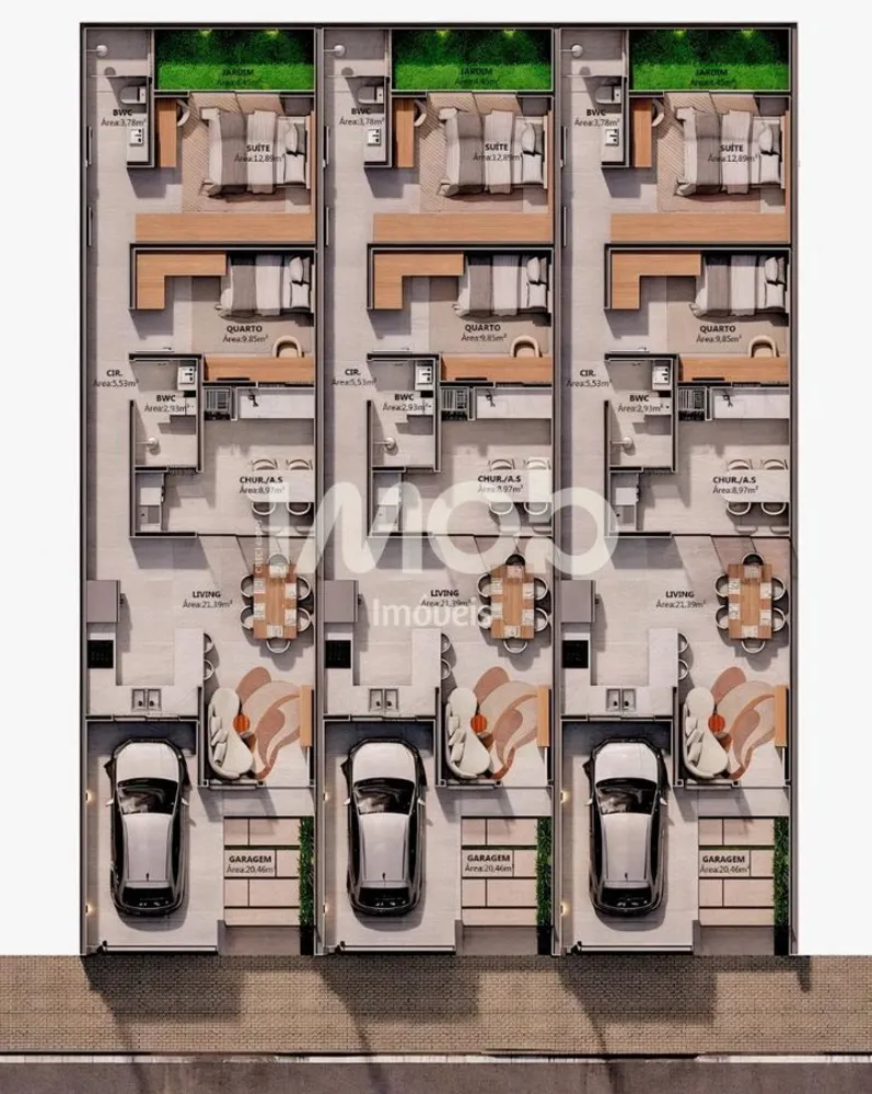 Casa, 2 quartos, 68 m² - Foto 6
