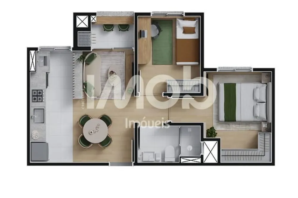 Apartamento, 2 quartos, 48 m² - Foto 11