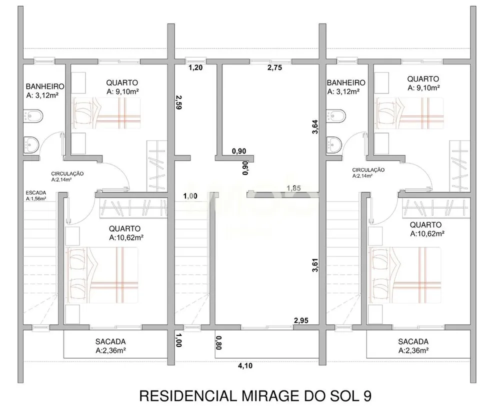 Casa, 2 quartos, 70 m² - Foto 12