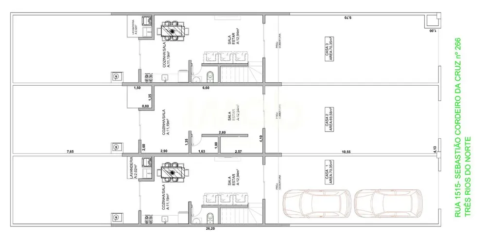 Casa, 2 quartos, 70 m² - Foto 11