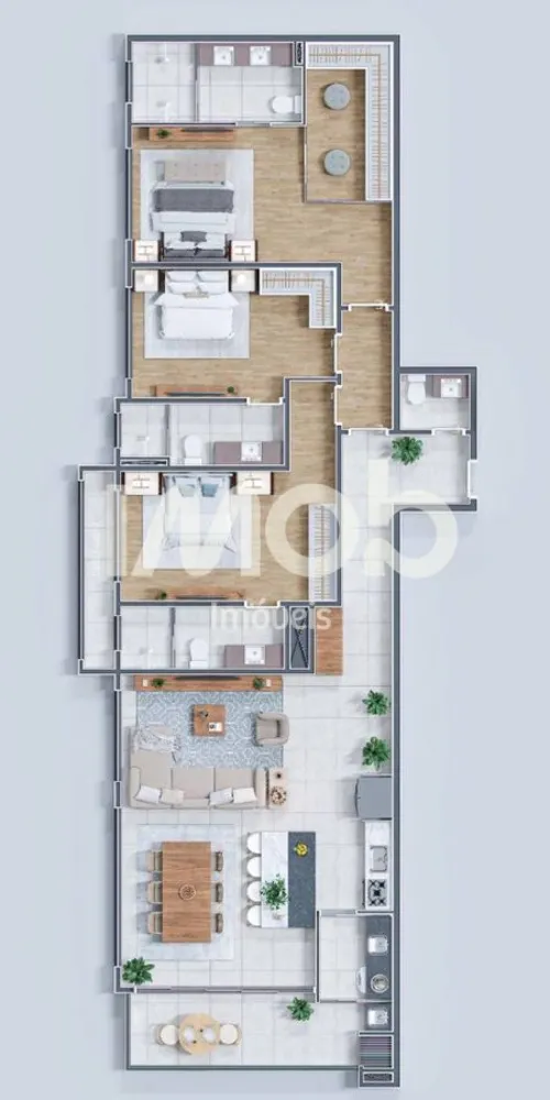Apartamento, 3 quartos, 142 m² - Foto 9