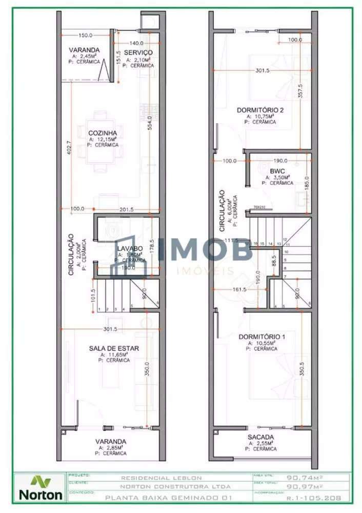 Casa à venda com 2 quartos, 91m² - Foto 2