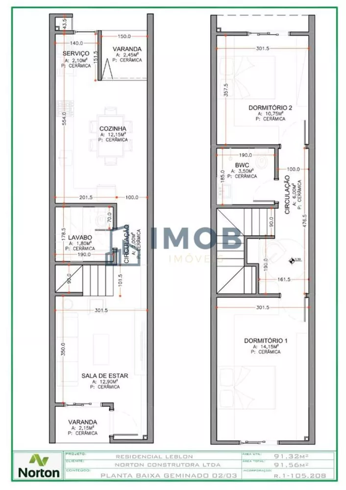 Casa à venda com 2 quartos, 91m² - Foto 3