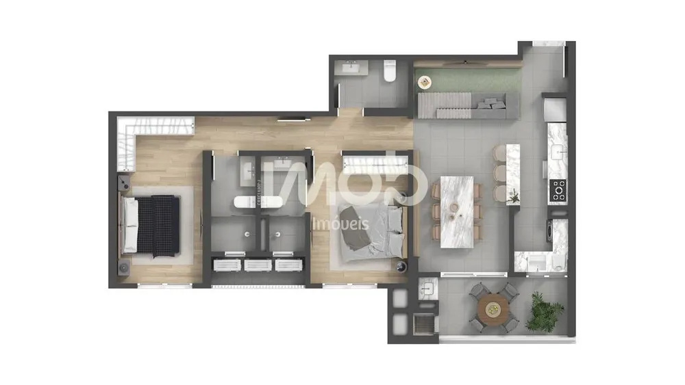 Apartamento, 2 quartos, 85 m² - Foto 14