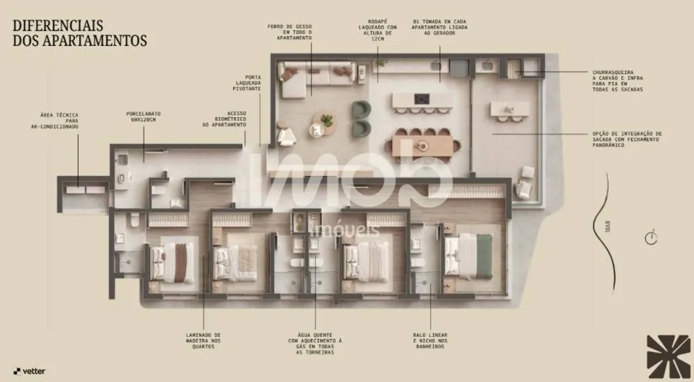 Apartamento, 3 quartos, 116 m² - Foto 11