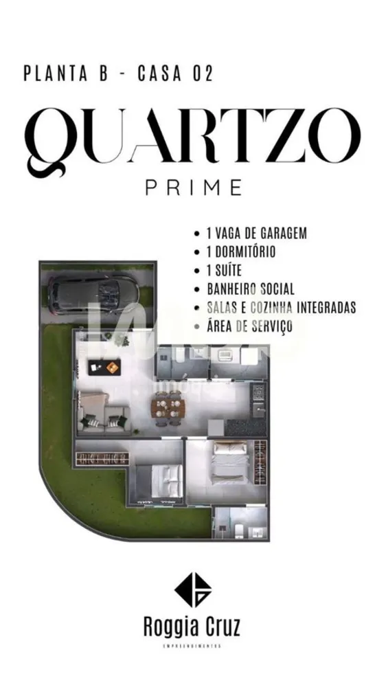 Casa, 2 quartos, 60 m² - Foto 1