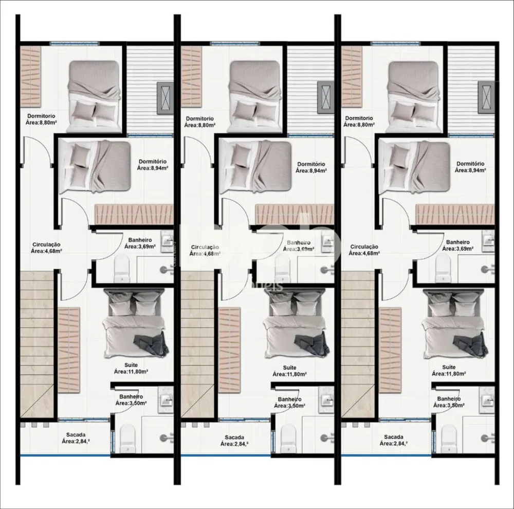 Casa, 3 quartos, 104 m² - Foto 11