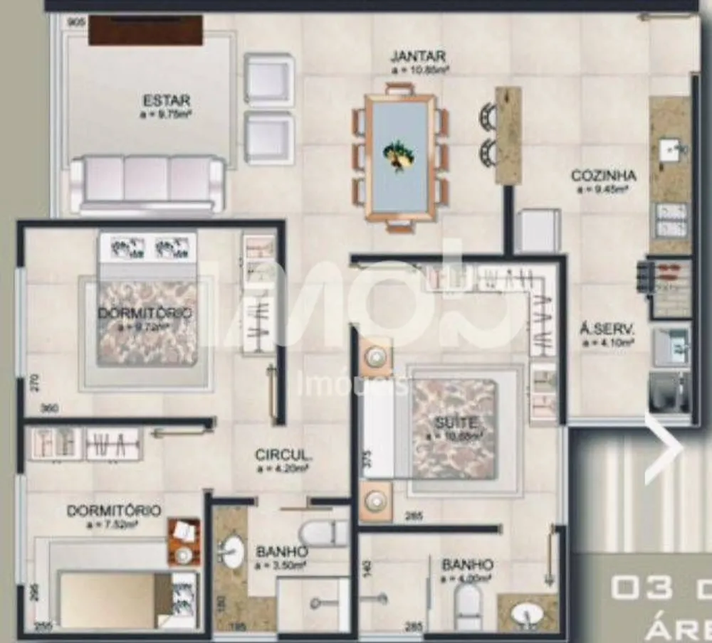 Apartamento, 3 quartos, 83 m² - Foto 10