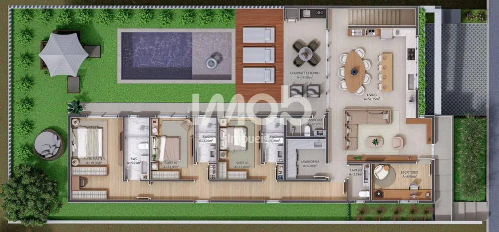 Casa, 3 quartos, 251 m² - Foto 3