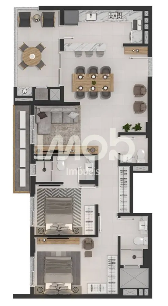 Apartamento, 2 quartos, 80 m² - Foto 10