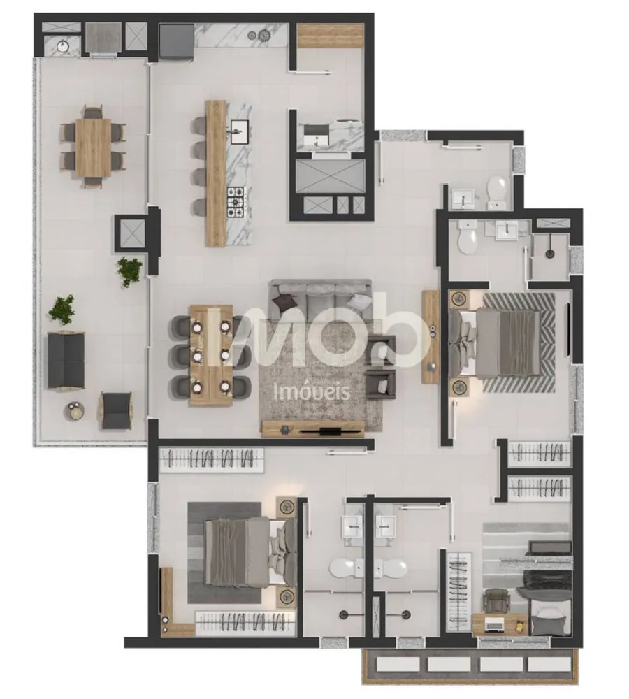 Apartamento, 2 quartos, 80 m² - Foto 12