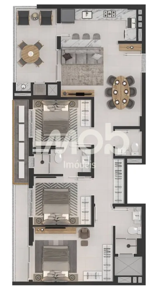 Apartamento, 2 quartos, 80 m² - Foto 19
