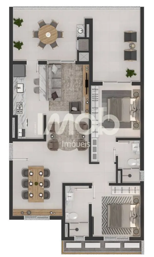 Apartamento, 2 quartos, 80 m² - Foto 9