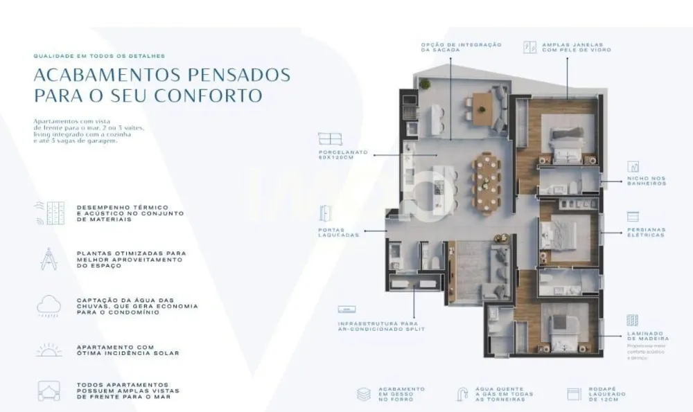 Apartamento, 3 quartos, 132 m² - Foto 2