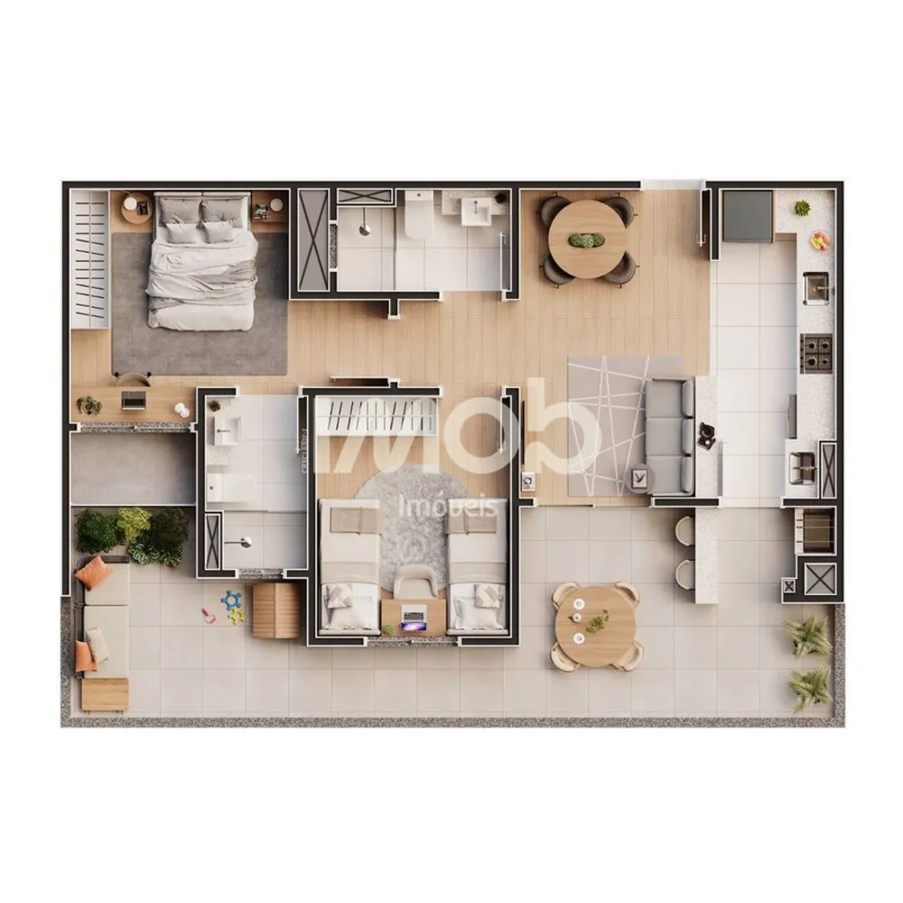 Apartamento, 2 quartos, 52 m² - Foto 8