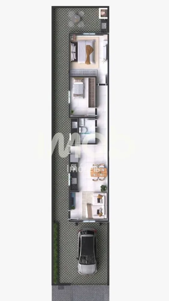 Casa, 2 quartos, 65 m² - Foto 3