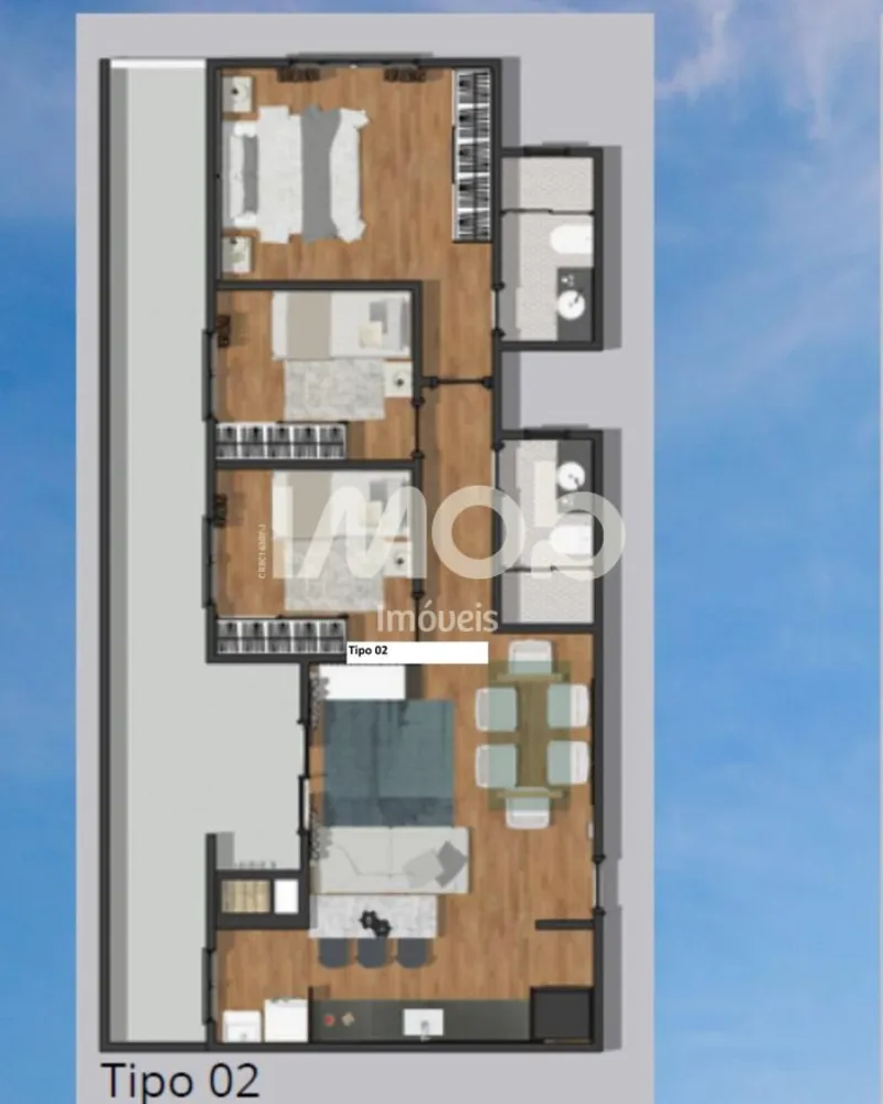 Apartamento, 3 quartos, 73 m² - Foto 5