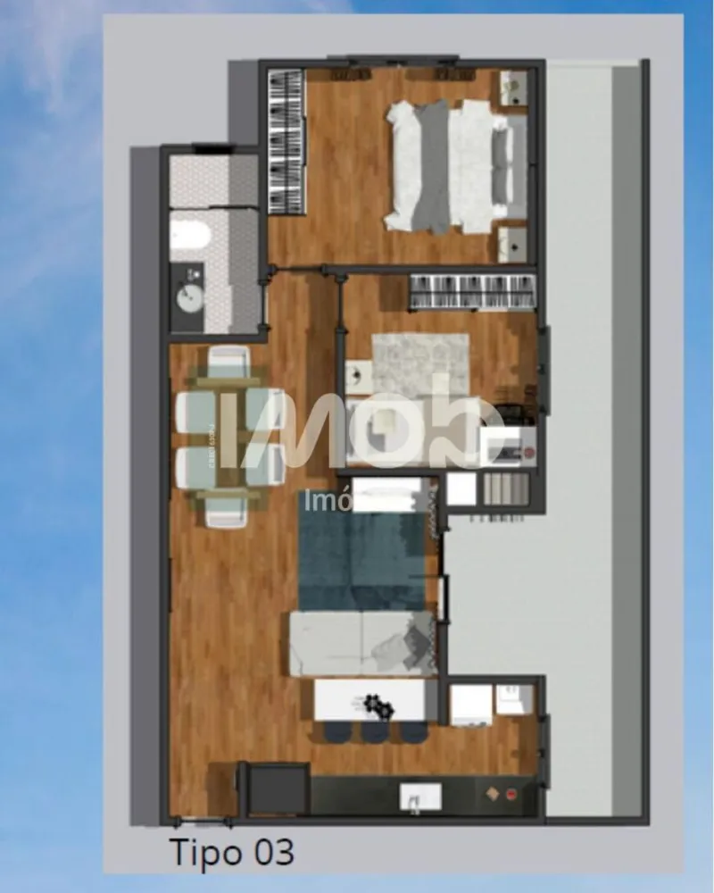 Apartamento, 3 quartos, 73 m² - Foto 7