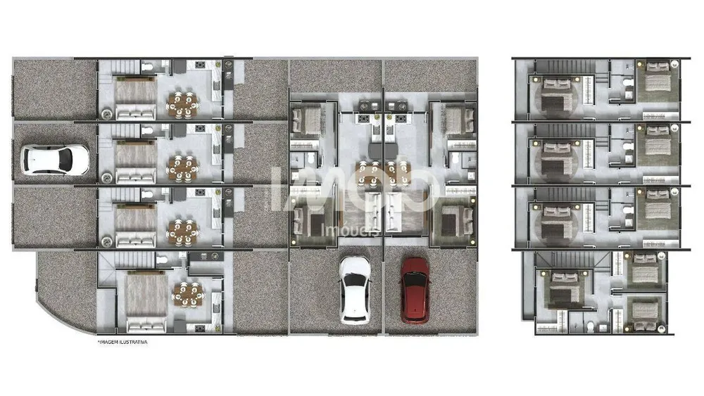 Casa, 3 quartos, 78 m² - Foto 2