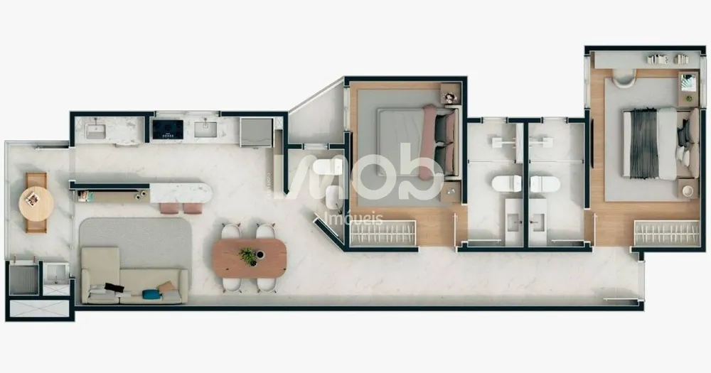 Apartamento, 2 quartos, 73 m² - Foto 8