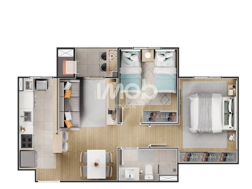 Apartamento, 2 quartos, 46 m² - Foto 15