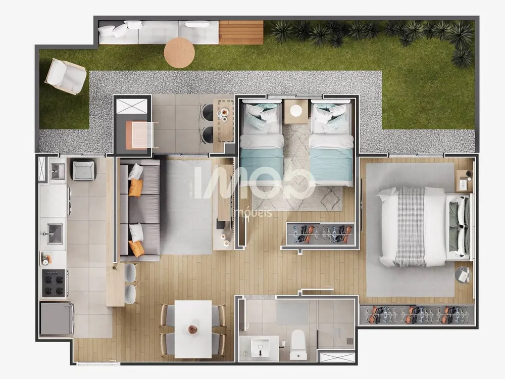 Apartamento, 2 quartos, 46 m² - Foto 14