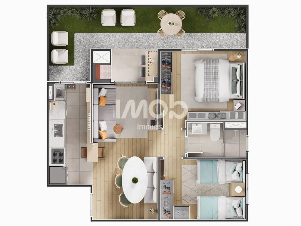 Apartamento, 2 quartos, 46 m² - Foto 16