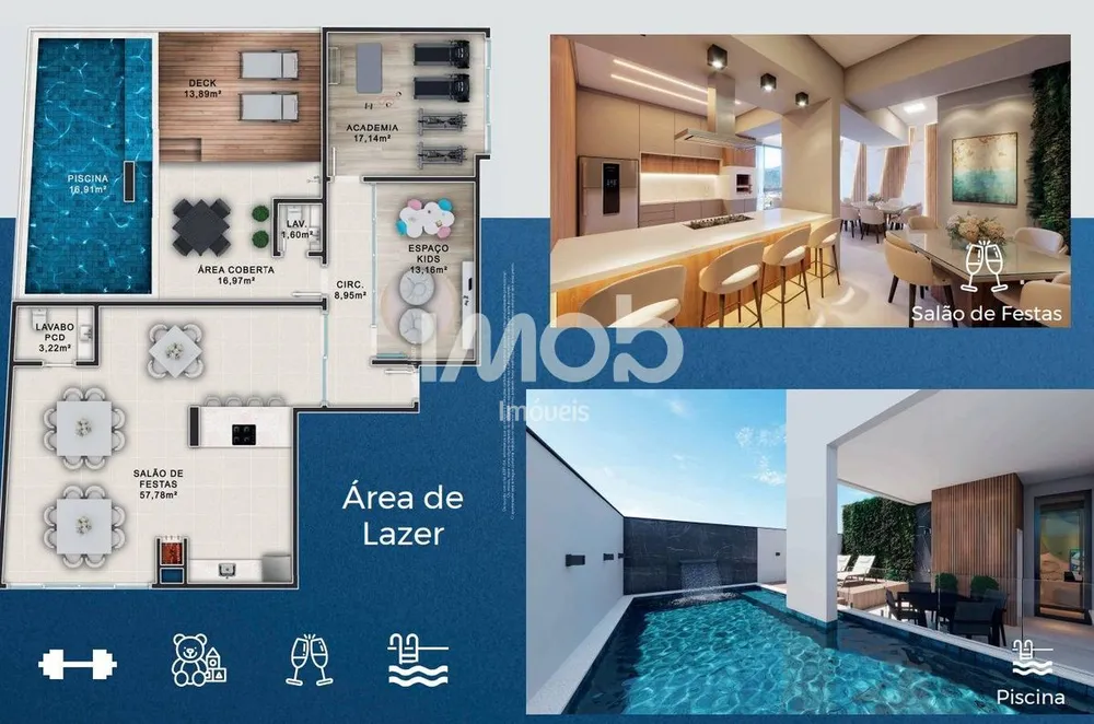 Apartamento, 2 quartos, 86 m² - Foto 3