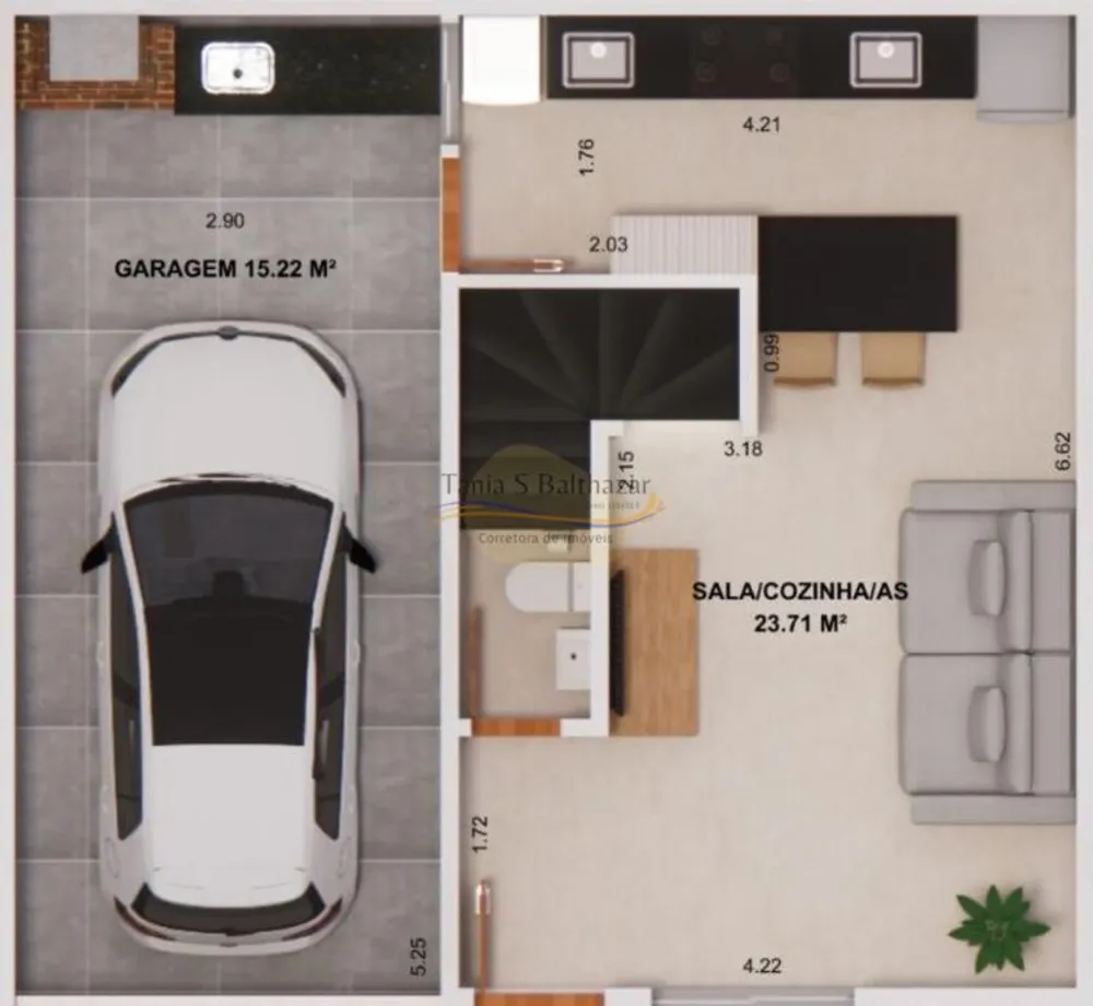 Casa, 2 quartos, 89 m² - Foto 1