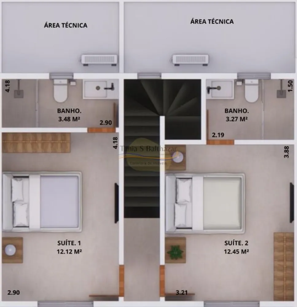 Casa, 2 quartos, 89 m² - Foto 2