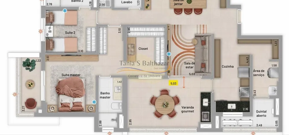 Apartamento, 2 quartos, 96 m² - Foto 10