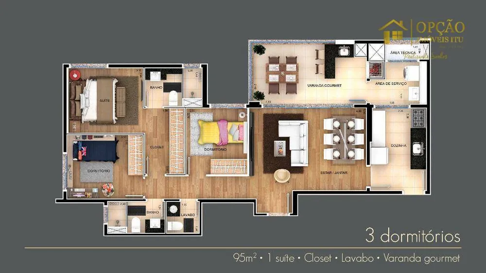 Apartamento, 2 quartos, 95 m² - Foto 18