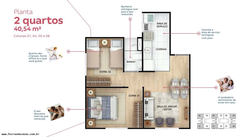 Apartamento, 2 quartos, 40 m² - Foto 38