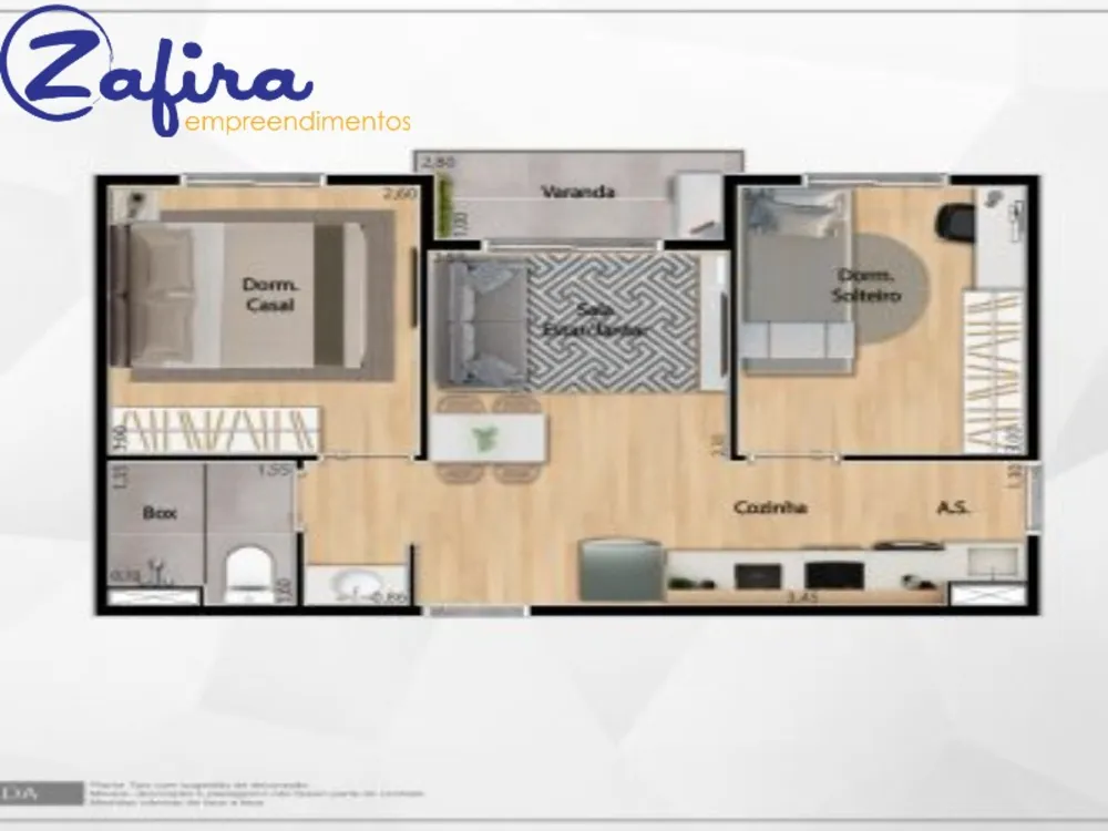 Apartamento, 2 quartos, 35 m² - Foto 5