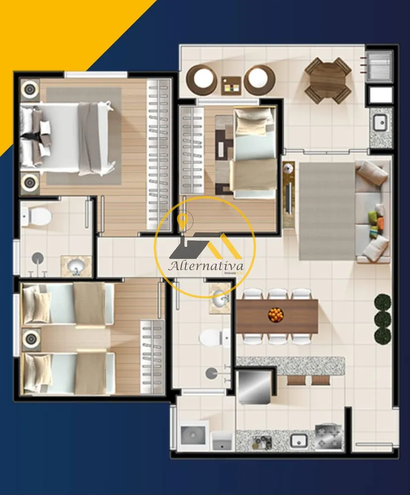 Apartamento, 3 quartos - Foto 8