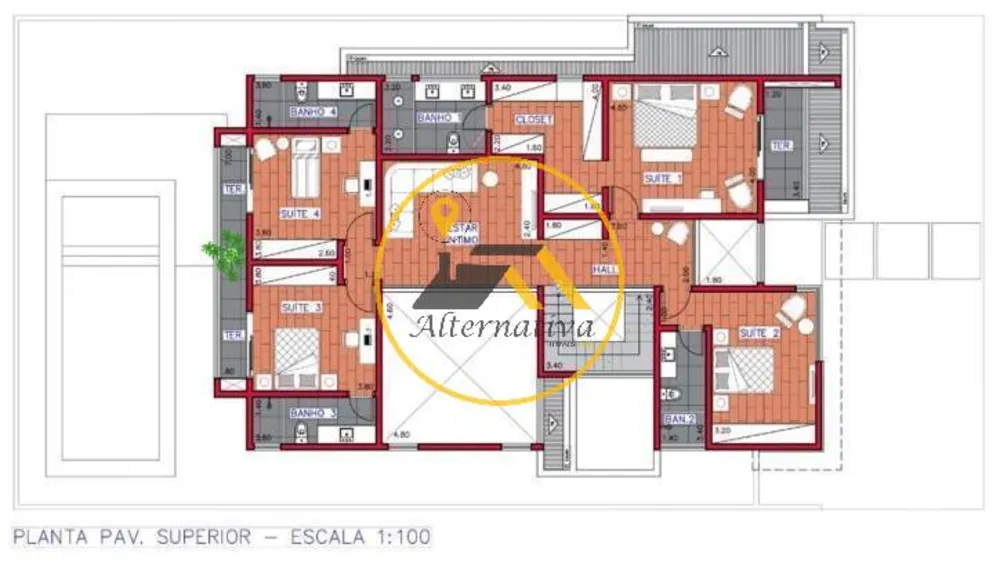 Sobrado, 4 quartos, 379 m² - Foto 1