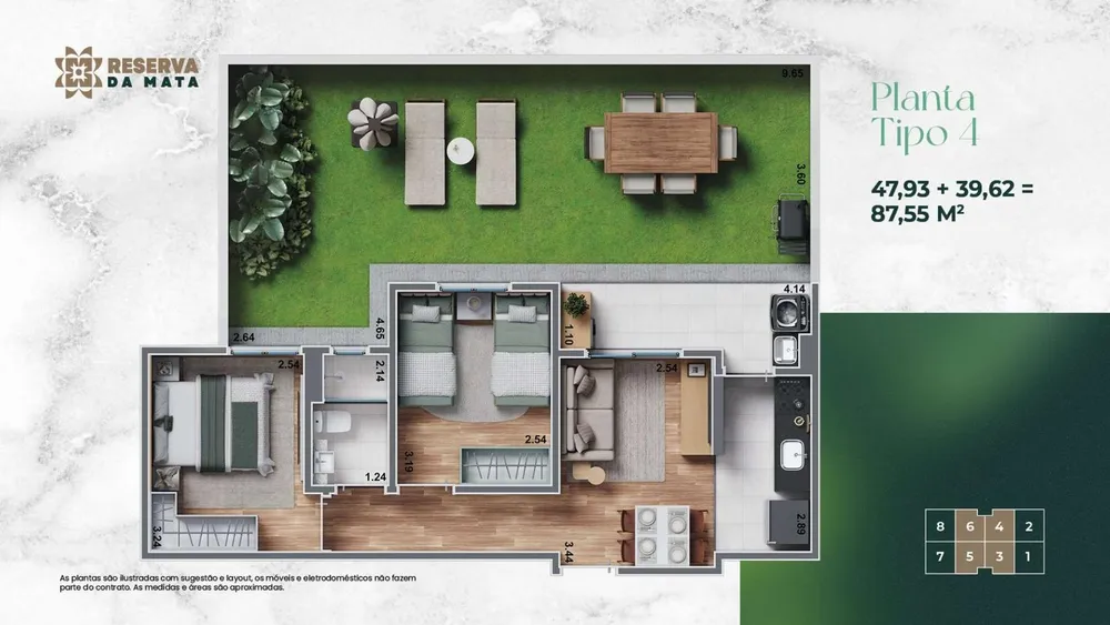 Apartamento, 2 quartos, 88 m² - Foto 12
