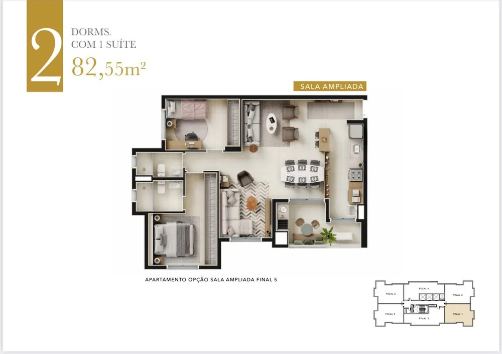 Apartamento, 2 quartos, 83 m² - Foto 16