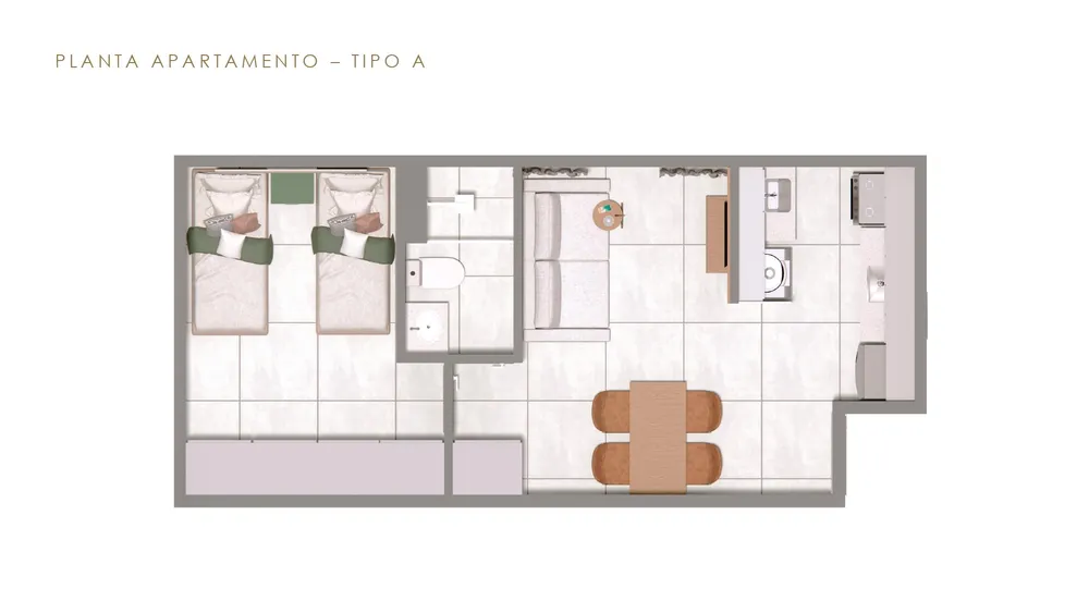 Apartamento, 1 quarto, 27 m² - Foto 8