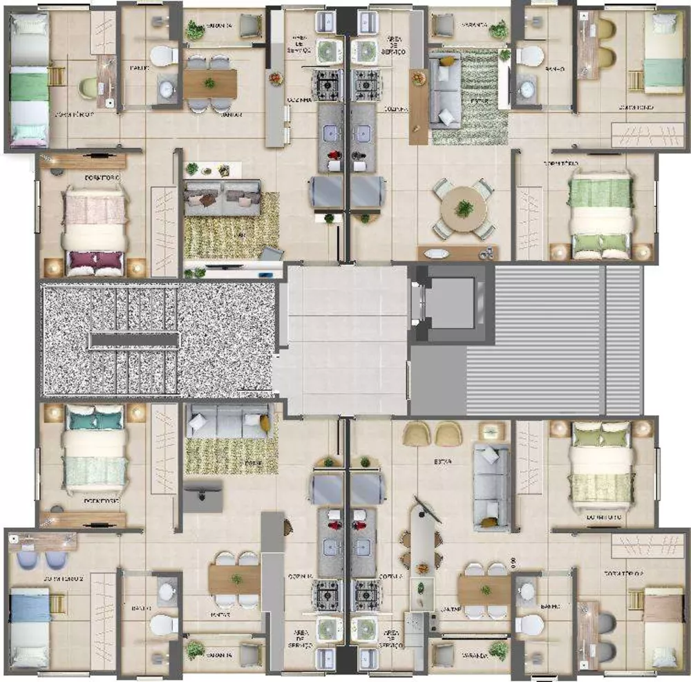 Apartamento, 2 quartos, 58 m² - Foto 11