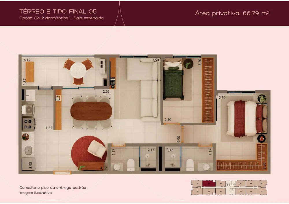 Apartamento, 3 quartos, 65 m² - Foto 6